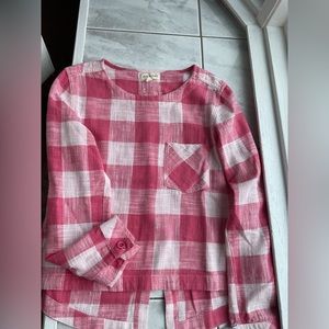 Anthropology Cloth and Stone pink shirt